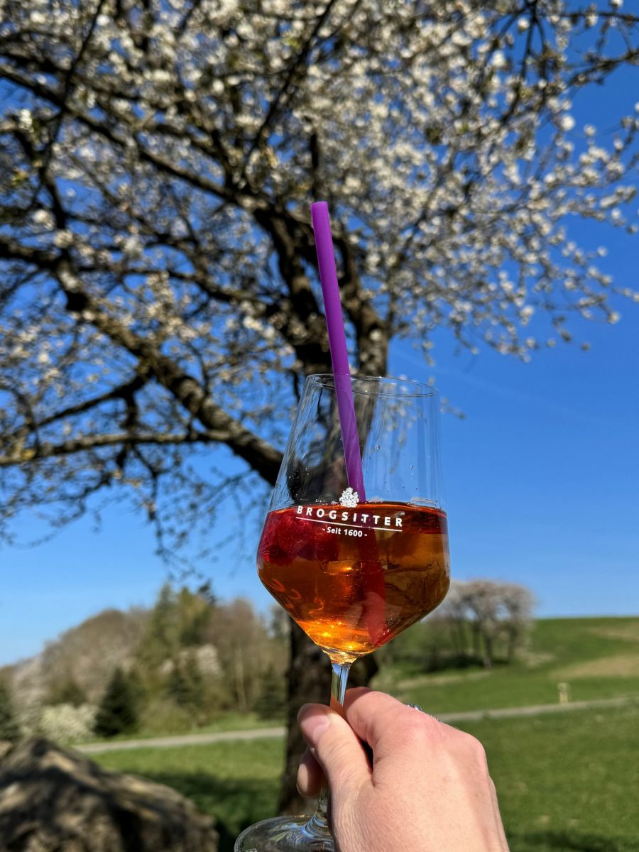 Bahnhof Engeln Bierterasse